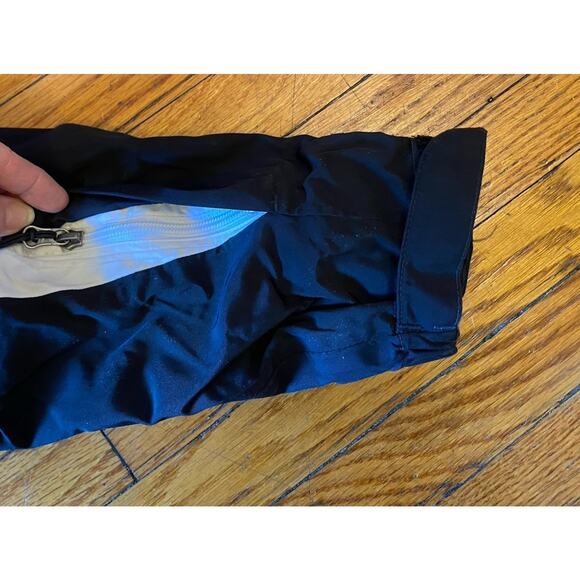 North Face Jacket Womens L Black HyVent Detach Hood Waterproof Rain Outdoor Coat - Picture 13 of 16